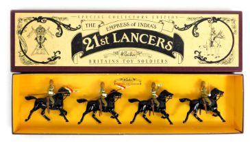 A Britain's lead soldier set, The Empress of India's 21st Lancers, boxed.