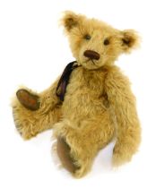 A Winter Bears mohair growler Teddy bear, named Russell, designed and created by Jacqueline Winter,