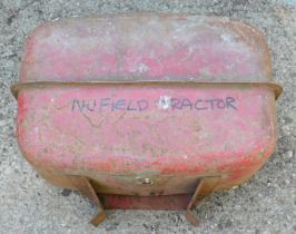 A Nuffield tractor fuel tank.