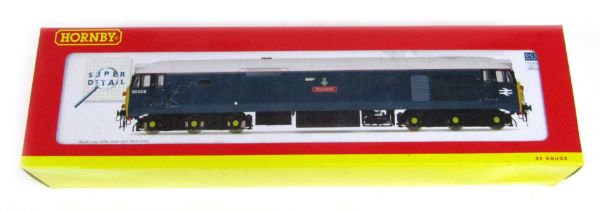 A Hornby OO gauge BR Co-Co diesel electric Class 50 locomotive Thunderer, 50008, blue livery, R3054,