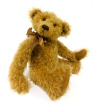 A Winter Bears mohair Teddy bear, named Basil, growler, jointed, 36cm high.