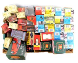 Hornby Matchbox Corgi and other diecast vehicle empty boxes. (1 box)