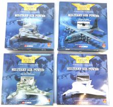 Four Corgi Aviation Archive diecast models, 1:144 scale, from the Military Air Power Series, compris