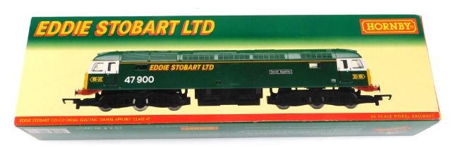 A Hornby OO gauge Eddie Stobart CoCo diesel electric class 47 locomotive, Daniel Appleby, 47900, box