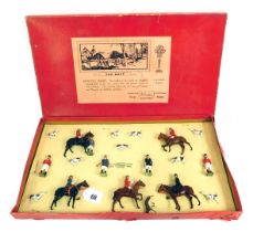 A Britain's The Meet hunting series set, boxed.