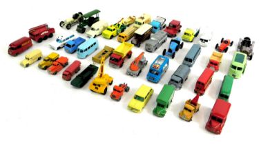 Matchbox, Hussy and other playworn die cast, including Matchbox series number 13 Dodge wreck truck,