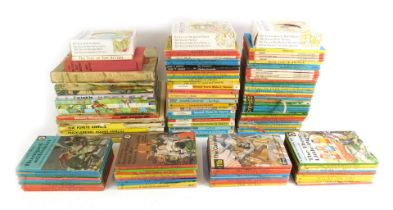 Books and annuals, comprising Beatrix Potter, Rupert annuals, Enid Blyton, Ladybird books, etc. (a q