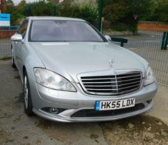 A 2006 Mercedes AMG S550 saloon car, registration HK55 LDX