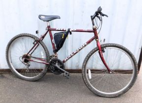 A Raleigh mountain bike.