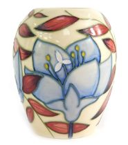 A Moorcroft pottery vase decorated in the Jacob's Ladder pattern, designed by Alicia Amison, impress