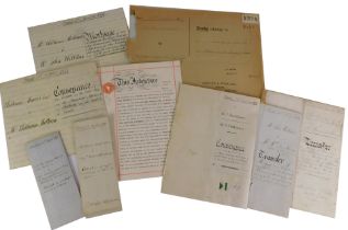 A group of 19thC and later legal documents, to include Land Conveyance dated 1919, mortgage document