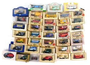 A group of Lledo and other diecast vehicles, Corgi Bugatti type 35, etc. (1 box)