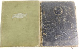 Two topographical postcard albums, to include black and white postcards circa. 1900-1940, to include