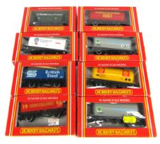 A group of Hornby OO gauge rolling stock, to include British Steel open wagon, R211, Shell petrol ta
