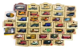 Various Days Gone and other boxed diecast cars, to include Marks and Spencer van, Ovaltine, etc. (1