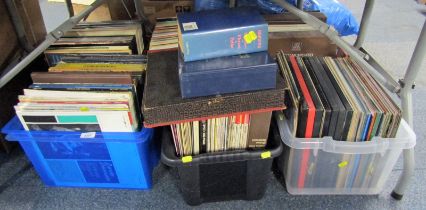 A large quantity of LP records, predominantly classical, to include Troilus and Cressida, Bliss, Rub