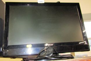 A Linsar 19" TV, 19LVD4, with lead.