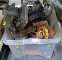 Various tools, to include a Bosch PSS28AE sanders, Philips screwdrivers, etc. (1 box)