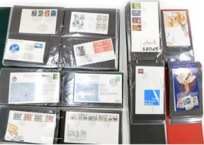 First day covers. Five albums of FDCs, including one starting 1967-1980s, others of various interest
