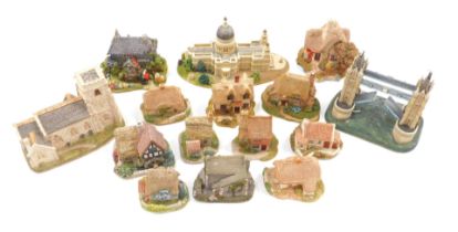 A quantity of Lilliput Lane cottages, comprising Britain's Heritage, St Paul's Cathedral, St Mary's,