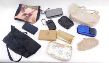 Various ladies evening bags and purses.