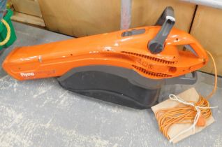 A Flymo garden vac leaf blower.