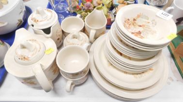 A Poole pottery Summer Glory pattern part dinner service.