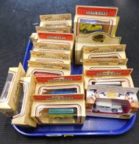 A group of Lledo Days Gone diecast cars, boxed. (1 tray)