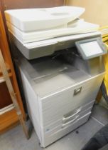 A Sharp MX2630 photocopier.