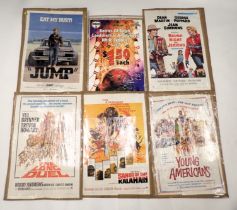 Cinema Posters. Young Americans, 105cm x 69cm, and five others (6).