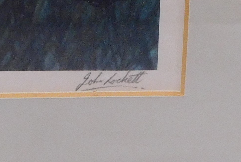 John Luce Lockett (b.1952). Under the mountain, artist signed limited coloured print, 411/500, title - Bild 3 aus 6