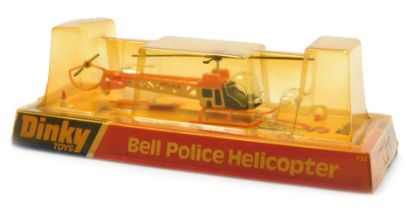 A Dinky Toys Bell Police helicopter, boxed, number 732.
