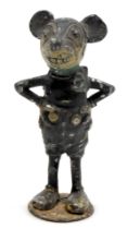 An early 20thC cold painted lead figure of Mickey Mouse, modelled in standing pose, 7.5cm high.