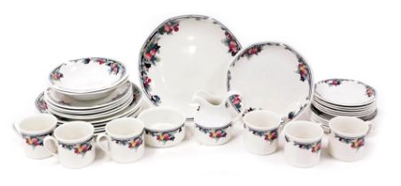 A Royal Doulton porcelain Autumn's Glory pattern part dinner and tea service, some boxed, comprising