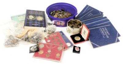 GB pre-decimalisation British coins, 1937-1951, including shillings, sixpences, halfpennies and penn