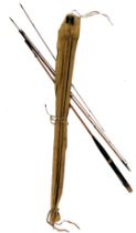 A mid century Hardy Brothers Palakona five piece split cane fishing rod, patent A4734, number 246936