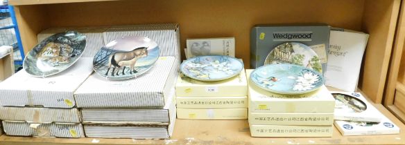 Nineteen collectors plates, most boxed, including Poole Pottery, Wedgwood, etc.