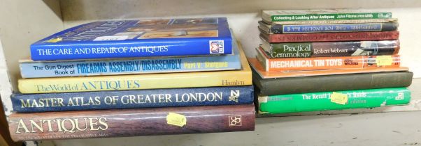 Books, on antiques and looking after antiques. (1 shelf)