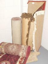 Four machine made rugs. This lot is to view and collect at our additional premises SALEROOM SIX, Uni