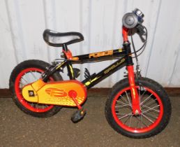 A child's bicycle.