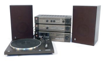 A Grundig Stereo system, comprising turntable PS1700, integrated Stereo amplifier, LM-MW-FM tuner, S