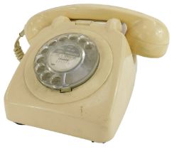 A mid century cream dial telephone, 706F.