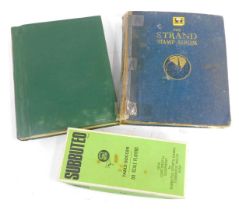 Two early 20thC and later world stamp albums, to include India, Gibraltar, Germany, Egypt, Denmark,