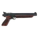 A Crosman Medalist .22 calibre air pistol, model number 1322 by The Crosman Arms Company Fairport NJ