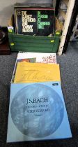 A group of LP records, to include Bach, Chopin, Gilbert & Sullivan, Clancy Brothers, further classic