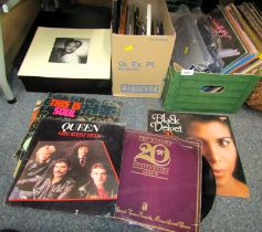 Various LP records, to include This is Soul, Motown, Barry Manilow, Earth Wind and Fire, Ultravox, e