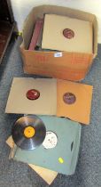 Various bygone LP records, to include John Watts Songs from the Films, other early 20thC records, et