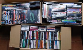 Various DVDs, to include The Exorcist, Star Trek, The Grudge, House of the Dead, other horror films,