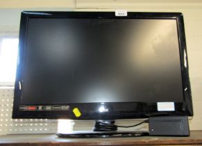 A Logik 22" television, with remote, lacking lead.