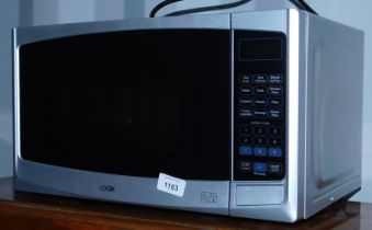 A Logik 800 watt microwave.